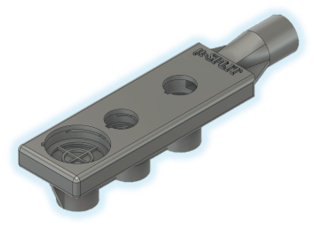 μSPLIT - 3Dプリント製エアロゾル分級デバイス